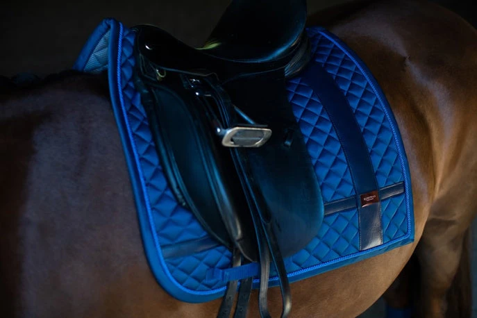 Equestrian Stockholm Dressage Saddle Pad Monaco Blue No Boundaries 5 Equestrian Stockholm Dressage Saddle Pad Monaco Blue No Boundaries - Image 3