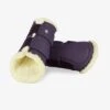 PS Of Sweden Fleece Brushing Boots Plum | Set Of 4 2 PS Of Sweden Fleece Brushing Boots Plum | Set Of 4 -Equestrian Supply Store plumboots