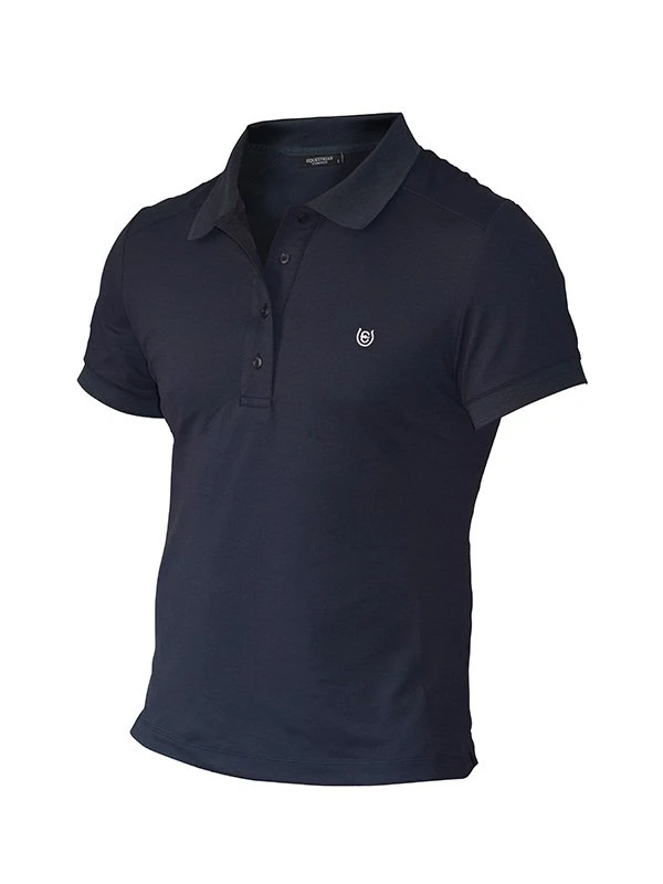 Equestrian Stockholm Men's Polo Shirt Clean Navy 3 Equestrian Stockholm Men's Polo Shirt Clean Navy