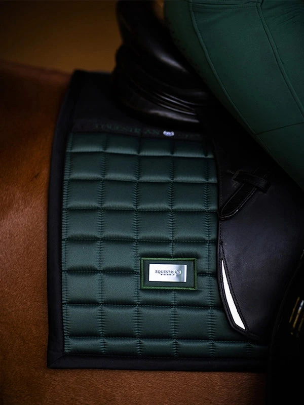 Equestrian Stockholm Dressage Saddle Pad Sportive Sycamore Green 6 Equestrian Stockholm Dressage Saddle Pad Sportive Sycamore Green - Image 4