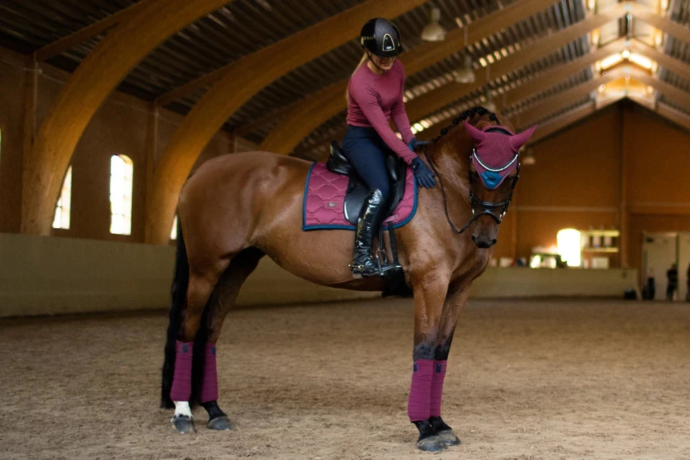 Equestrian Stockholm Dressage Saddle Pad Timeless Rose 8 Equestrian Stockholm Dressage Saddle Pad Timeless Rose - Image 6